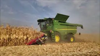 Kukorica betakarítás /John Deere S670i-S770i/