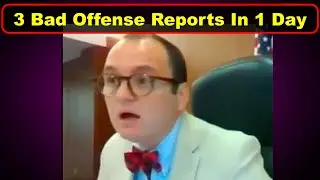 Judge Mad With Bad Offense Reports  Judge David Fleischer - Vikky's Court Clips