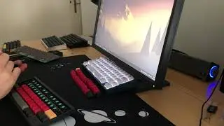 Sound test: Silenced HHKB (Topre) before and after lubing