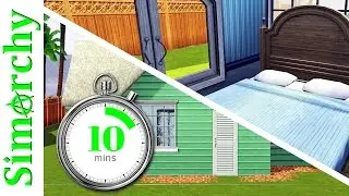 The Sims 3 - 10 Minute Challenge - Beach House Building / Slow Build in Real Time with Face Cam!