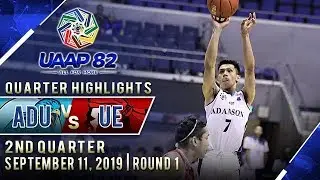 AdU vs. UE - September 11, 2019  | 2nd Quarter Highlights | UAAP 82 MB