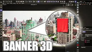 Como fazer BANNER DESENROLANDO 3D - CINEMA 4D