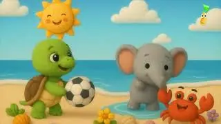 Diversi&oacute;n en la Playa con Agua y Arenita 🌊 Canciones para Ni&ntilde;os