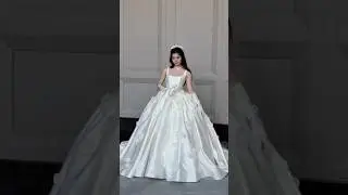 Elegant Princess Wedding Dress | Royal Bridal Gown Look 2025 👑💍