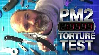 SPYDERCO PM 2 7,777 OPEN TORCHER TEST AND TEAR DOWN #edc #edcknife #spyderco