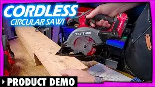 Craftsman V20 Circular Saw cuts easily for wire-free portable on-the go building projects