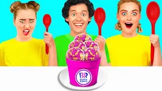 Big, Medium and Small Spoon Challenge | Awesome Kitchen Hacks by Ideas4Fun Challenge