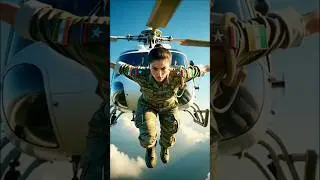 Indian Lady Soldier saved the lives of a million passengers from the wrath of witches 😭 #ai #army