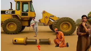 CAT Loader Broken Center Pin Fully Repaired Like New | Complete Welding & Machining Process