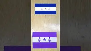 honduras flag#shorts #shortvideo #origami #world flag