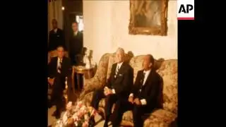 SYND 7 5 71 US SECRETARY OF STATE, WILLIAM ROGERS, MEETS WITH PRESIDENT ANWAR SADAT