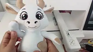 Игрушка Бык в пяльцах/ In The Hoop ITH Cow Toy (DIY)