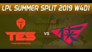 TOP ESPORTS vs Rogue Warriors | LPL Summer 2019 W4G2 | FULL GAME