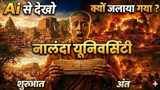 Ai से देखो: बख्तियार खिलजी की सनक? दुनिया की पहली यूनिवर्सिटी क्यों जलाई? Learn history with Ai