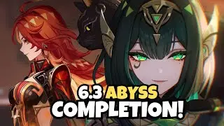 Crazy Spiral Abyss With Mavuika & Nefer (EASY??) | Genshin Impact 6.3 Luna IV