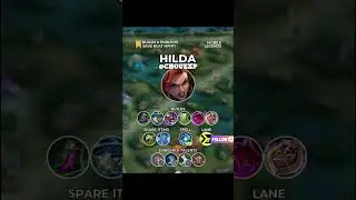 💥 ML hilda Best Build Setup Guide 2025 #mlbb #shorts #Hilda #chouexp