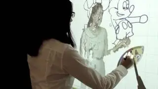 3D-Board: A Whole-body Remote Collaborative Whiteboard