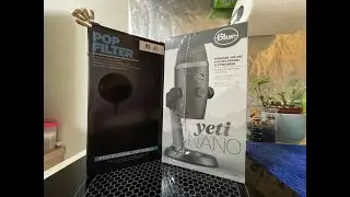 Unboxing Blue Yeti Nano Microphone