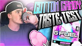 DOES THE COTTON CANDY GAMMA TASTE GOOD !? (IS COTTON CANDY GFUEL GOOD) TASTE TEST AND REVIEW!!