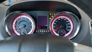 2020 Dodge Grand Caravan Oil Reset