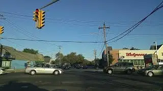Driving by Uniondale in Nassau,New York