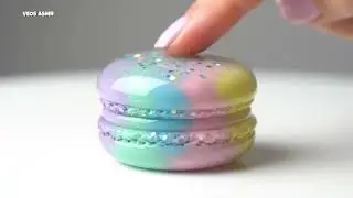 Glass Dessert Mukbang ASMR 🧇✨ Crunchy Crystal Sounds