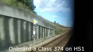 Eurostar at speed on HS1
