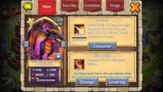 Castle Clash Moltanica 6 scatter to 5/8 life drain