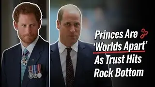 Prince William and Prince Harry are &lsquo;worlds apart&rsquo; as trust hits rock bottom