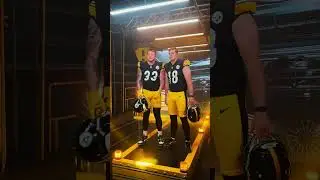 Reminding Derrick Harmon about that playoff run 😂 #Steelers #NFL #Shorts