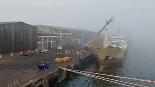 Port Walvis Bay, Namibia West Africa.🙂 Napaka foggy. Wala masyado makita hehe.