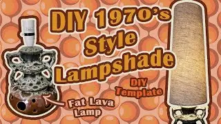 DIY 1970's Inspired Tapered Lampshade | Vintage Style