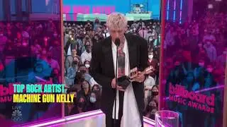 Mgk wins  Top rock artists  2021  Billboard Music Awards