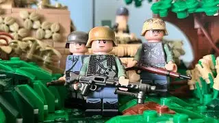18. LUFTWAFFEN-Felddivision in NORMANDY 1944 | LEGO WW2 MOC Timelapse Speed Build