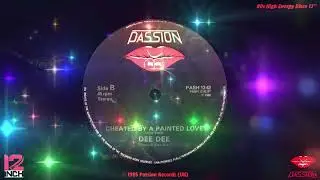 DEE DEE MARTIN ✨🎨✨ CHEATED BY A PAINTED LOVE (1985) 12'' Hi NRG Disco '80s 👄 Passion Records RARE