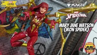 Marvel Legends Mary Jane Watson Iron Spider Spiderman Magic The Gathering Rese&ntilde;a Review En Espa&ntilde;ol