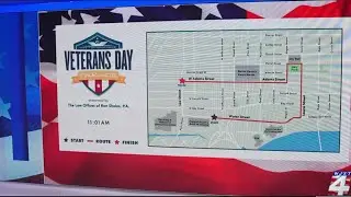 Veterans Day Parade route
