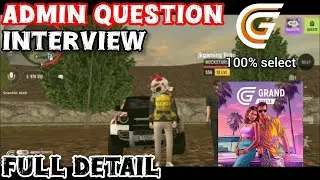 Admin Interview Questions In Grand Mobile Rp Life Simulator Full Detail Hindi #grandrp