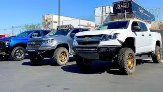 Сборка и замена колес Chevrolet Colorado Mid Travel 2020 года