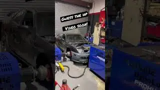 Turbo prelude dyno pull #hondaprelude #turboh23a #turbohonda