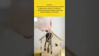 Property Dispute me kab Civil case aur kab Criminal case banta hai