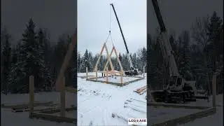 Building a Winter Sanctuary: Part 1 ❄️ #shorts