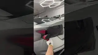 Mid smoke taillight tints for this Altima💨 using LUXE light wrap + knifeless tape