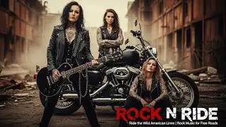 Best Music Rock n Roll Ride 🔥 Ride the Wild American Lines | Rock Music for Free Roads