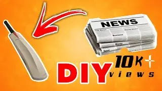 Strong IPL Cricket Bat Made Out of Newspaper/#IPL Cricket Bat mak/ #howtomakecricketbatathome