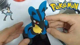 Making Lucario Fighting/Steel Pokémon in Clay