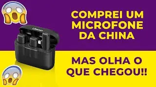 COMPREI UM MICROFONE DA CHINA E OLHA O QUE VEIO 😱😱