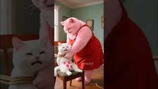 funny cat family #shorts #ai #catvideos