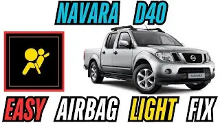 Nissan Navara D40 airbag light on? Try this simple fix!