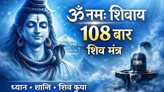 ॐ नमः शिवाय 108 बार | Shiv Mantra Meditation | ध्यान, शांति, शिवकृपा(Short + Powerful, YouTube 